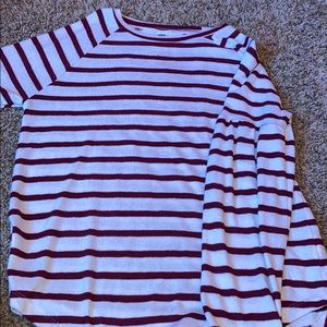Long sleeve, striped with wide sleeves